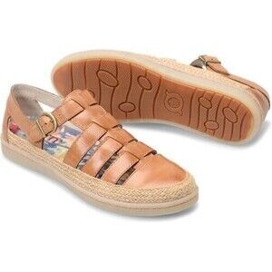 Born Womens Cidra Fisherman Sandals size 10 Genuine Leather Espadrille